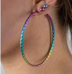 Large Twisted Hoops
