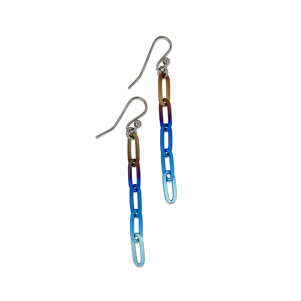 Paperclip Drop Earrings