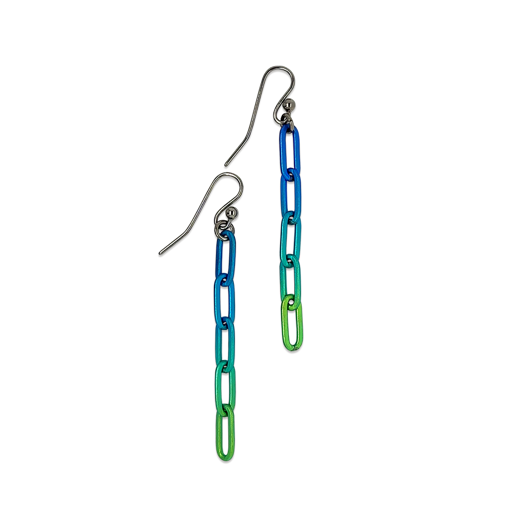 Paperclip Drop Earrings