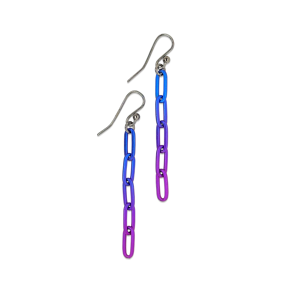 Paperclip Drop Earrings