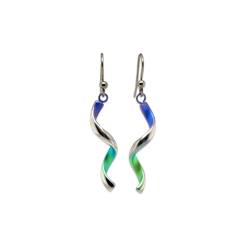 Spiral Drop Earrings