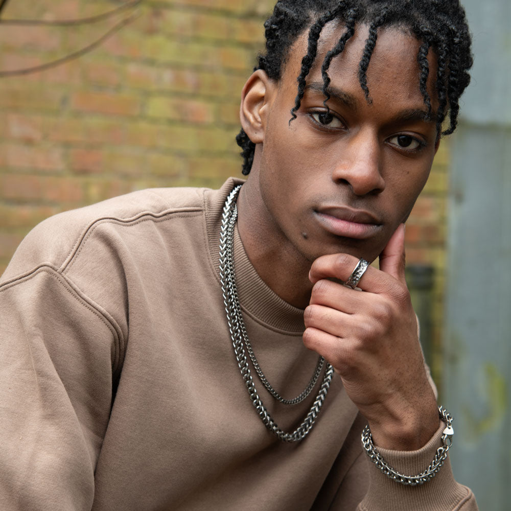 Fine Square Wheat Chain