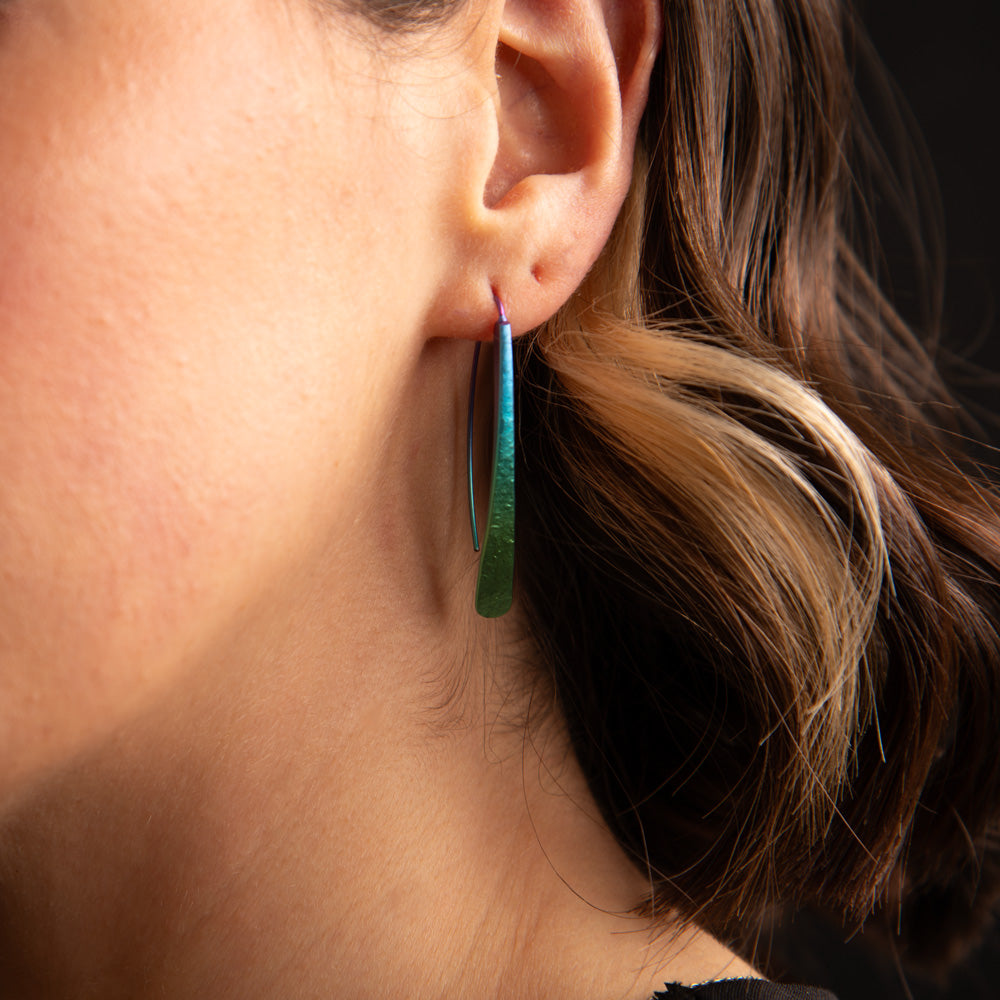 Forged Drop Earrings