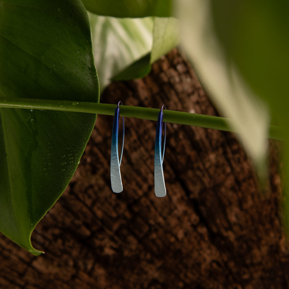 Forged Drop Earrings