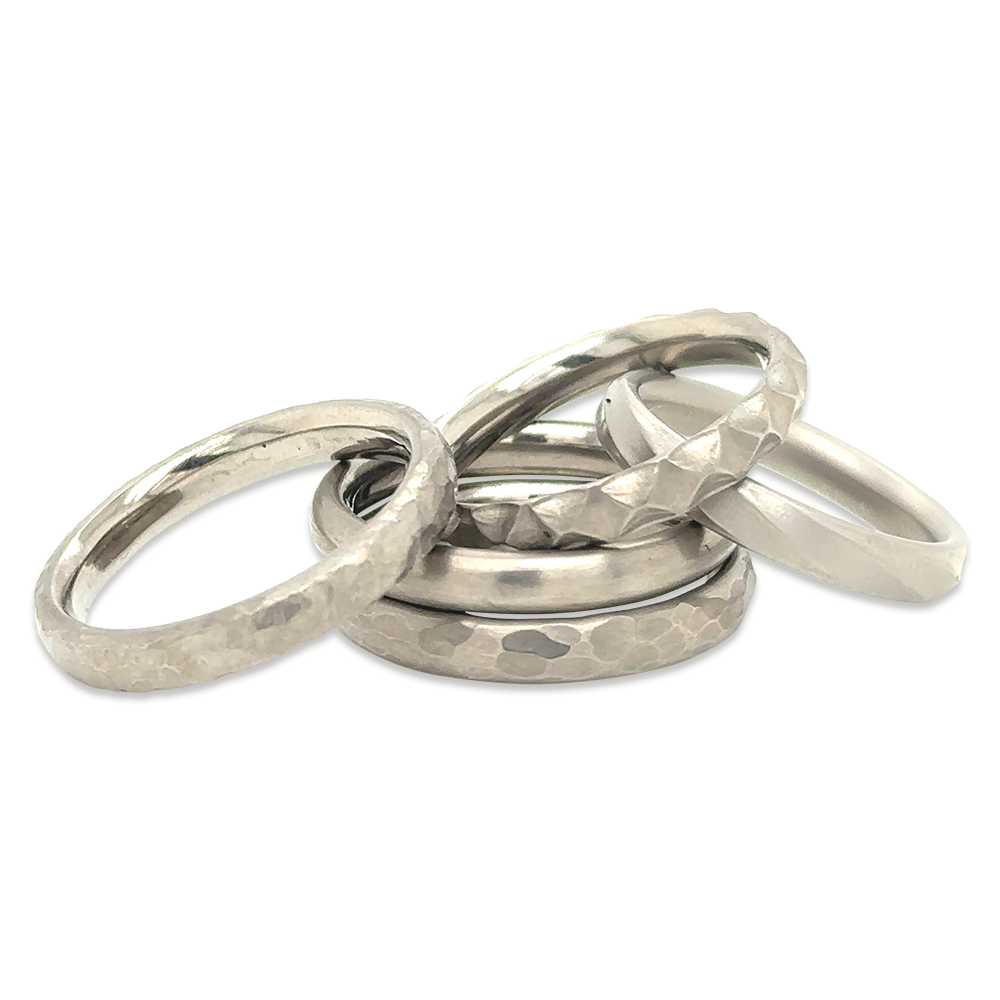 Planished Stacking Ring