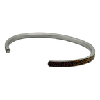 Leopard Slim Torc Bangle