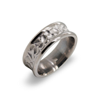 Concave Carved Ring