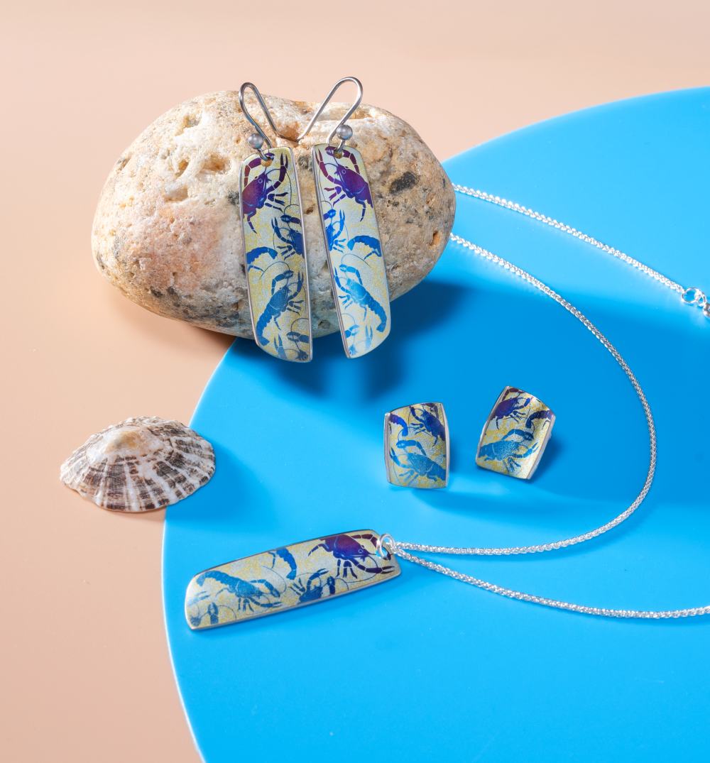 Lobster Drop Earrings