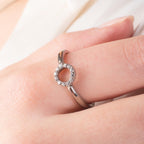 Circle Diamond Ring