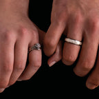 Solitaire Shaped Wedding Ring