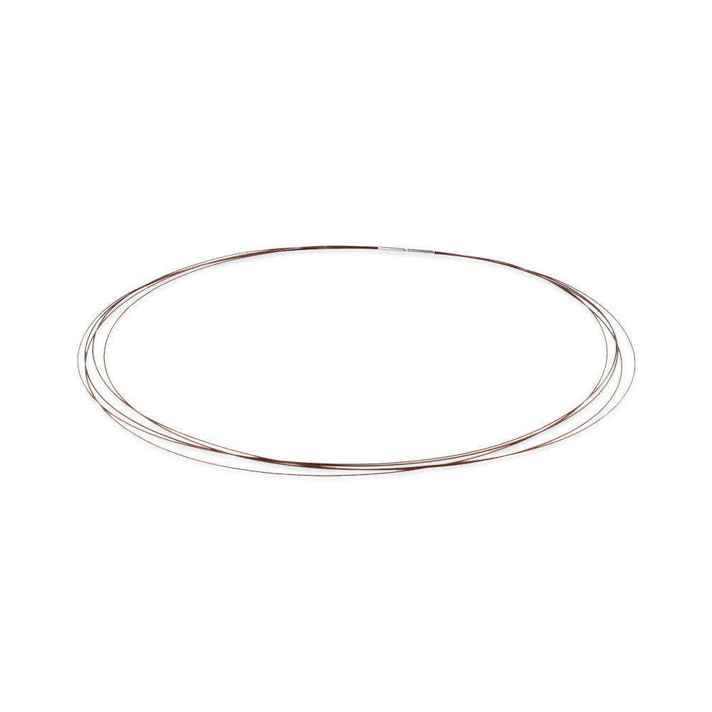 Stainless Steel Nylon Coated Multi-strand Necklace