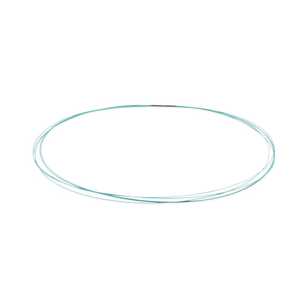 Stainless Steel Nylon Coated Multi-strand Necklace