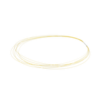 Stainless Steel Nylon Coated Multi-strand Necklace