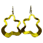 Large Splat Drop Earrings