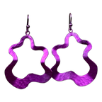 Large Splat Drop Earrings