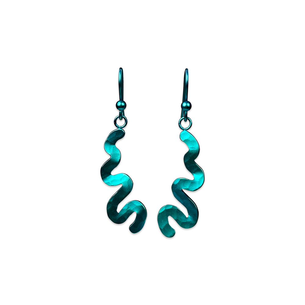 Squiggle Drop Earrings