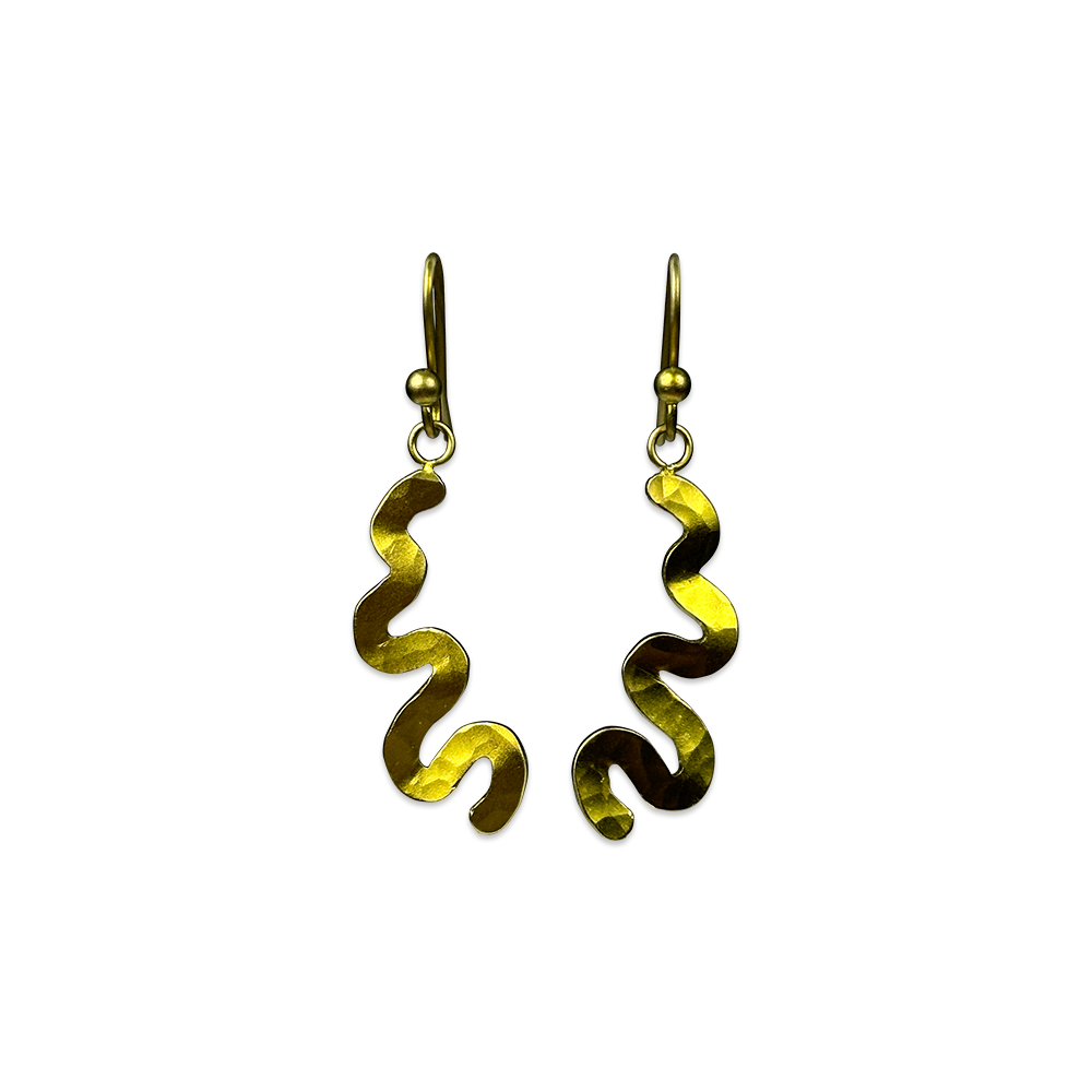 Squiggle Drop Earrings