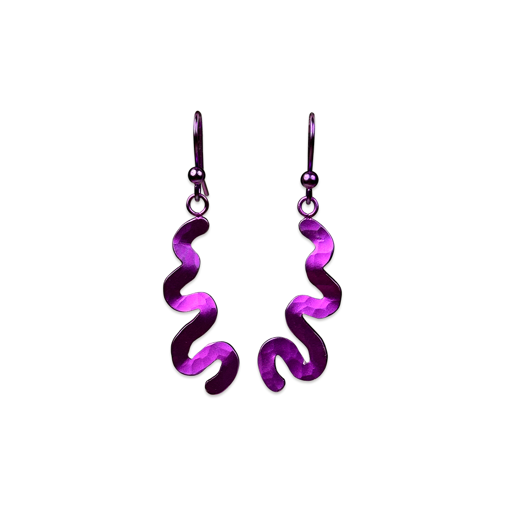 Squiggle Drop Earrings