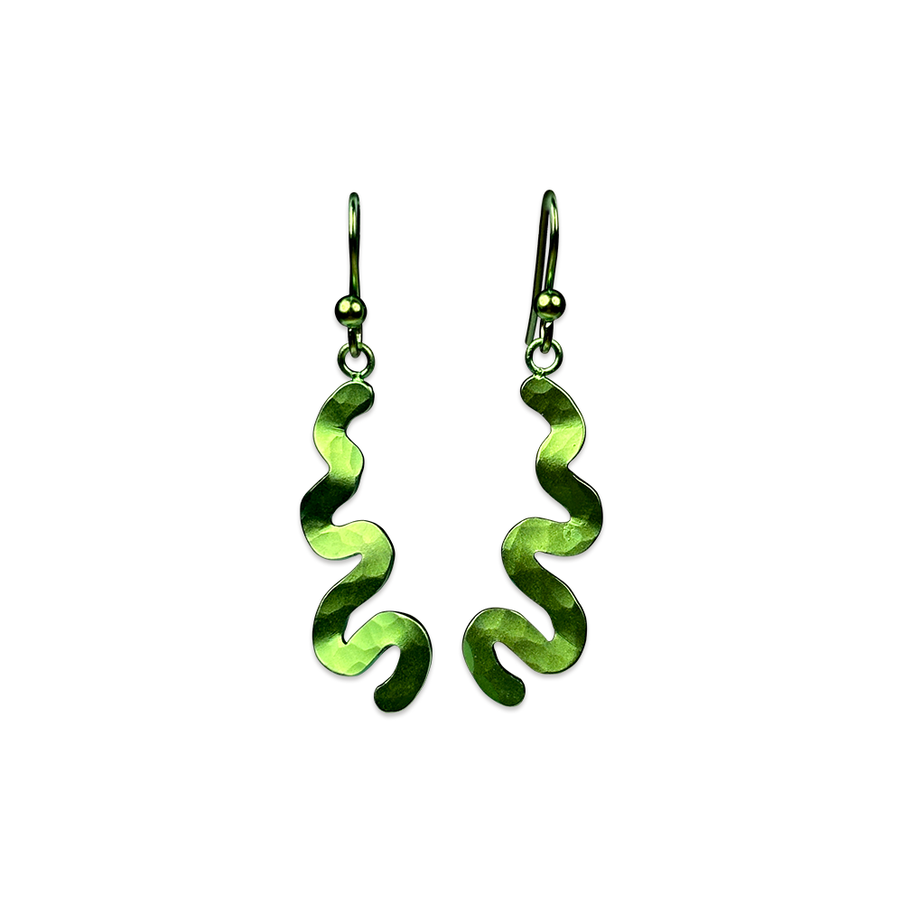Squiggle Drop Earrings