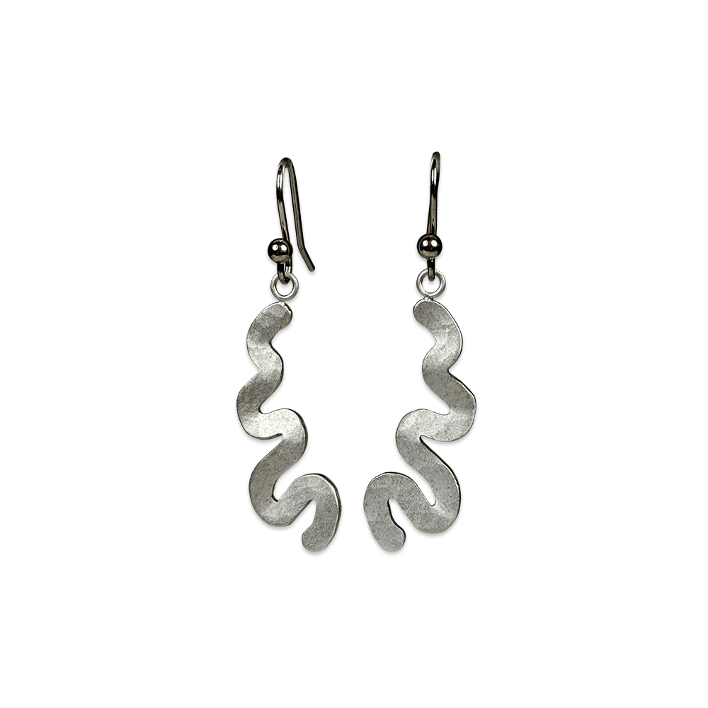 Squiggle Drop Earrings