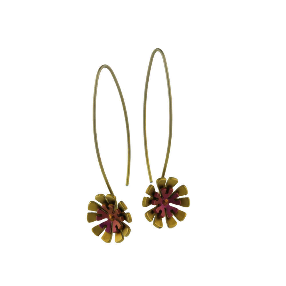 Double Ten Petal Flower Drops
