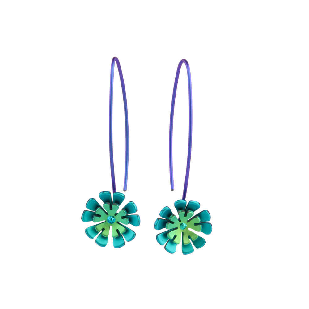Double Ten Petal Flower Drops