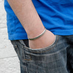 Concave Court Torc Bangle