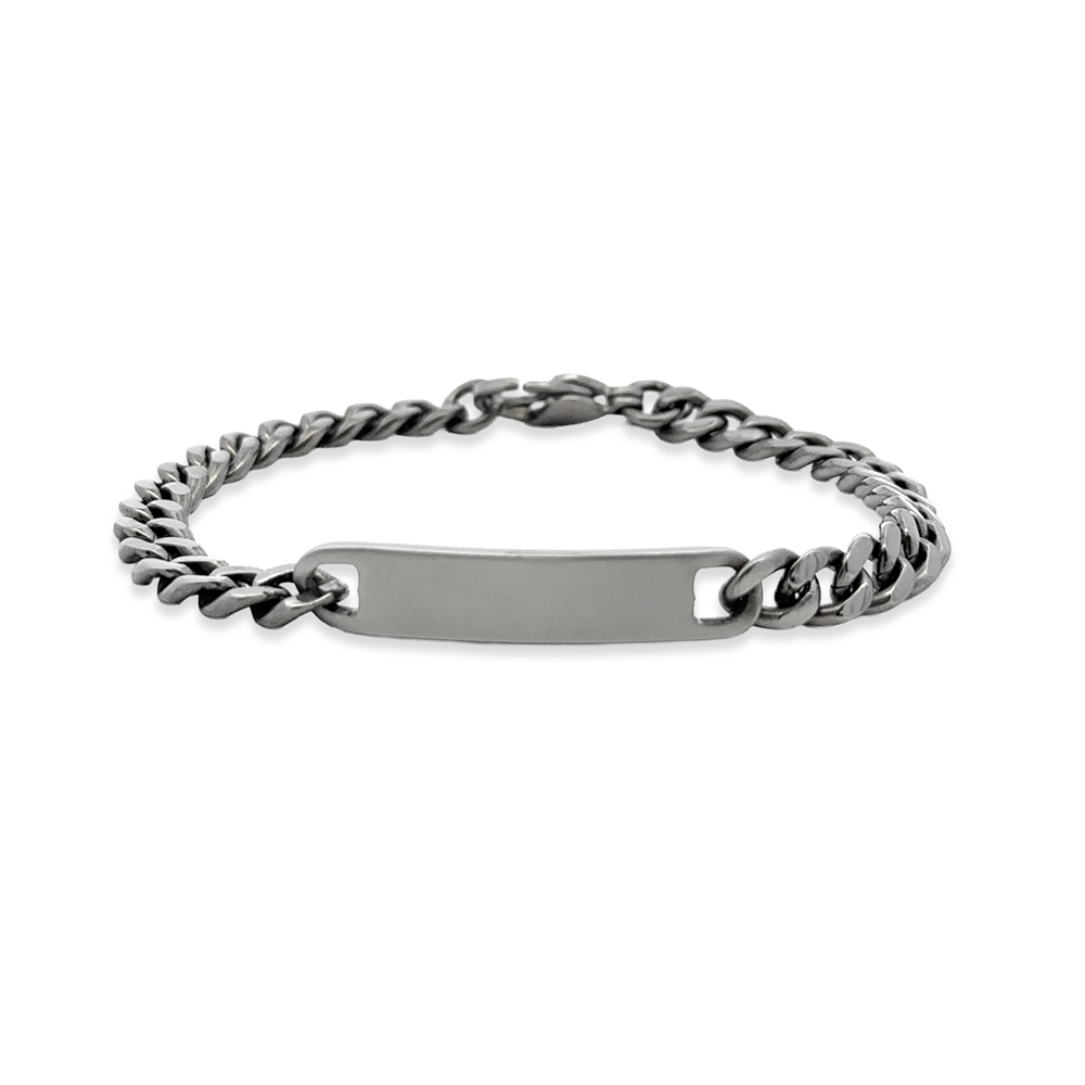 Flat Curb ID Bracelet