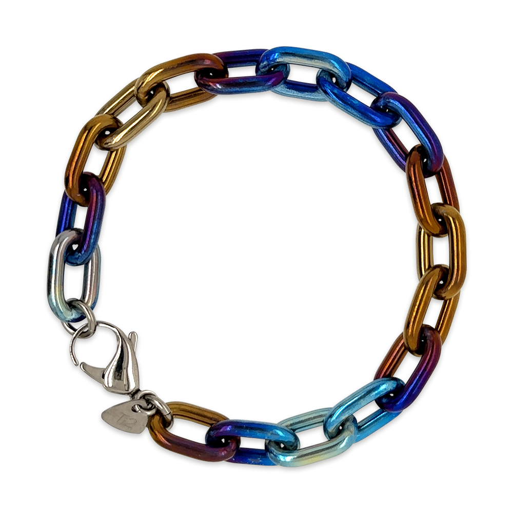 Denim Anchor Chain Bracelet