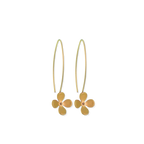 Large Four Petal Flower Hook Drops