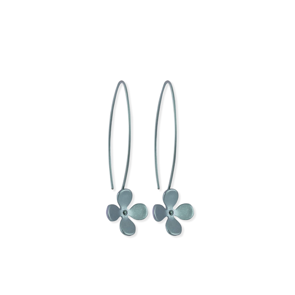 Large Four Petal Flower Hook Drops