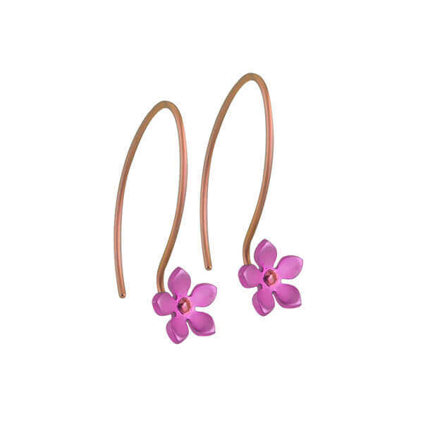 Small Five Petal Flower Hook Drops