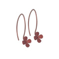 Small Four Petal Flower Hook Drops