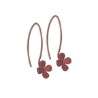 Small Four Petal Flower Hook Drops