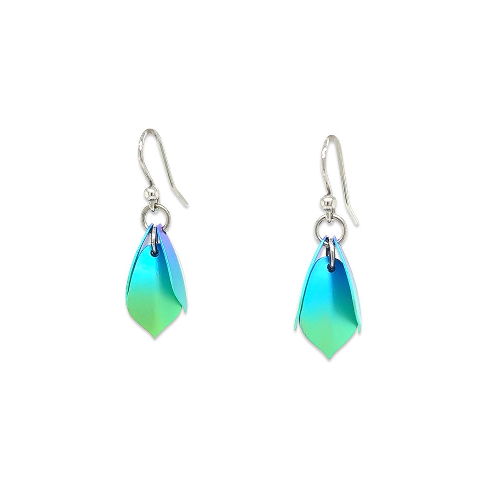 Small Wolf of the Woods Drop Earrings