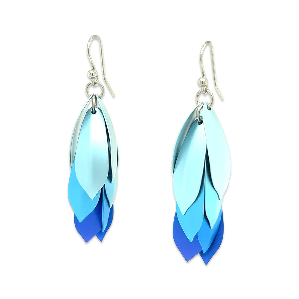 Large Wolf of the Woods Drop Earrings