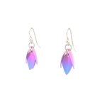 Small Wild Orchid Drop Earrings
