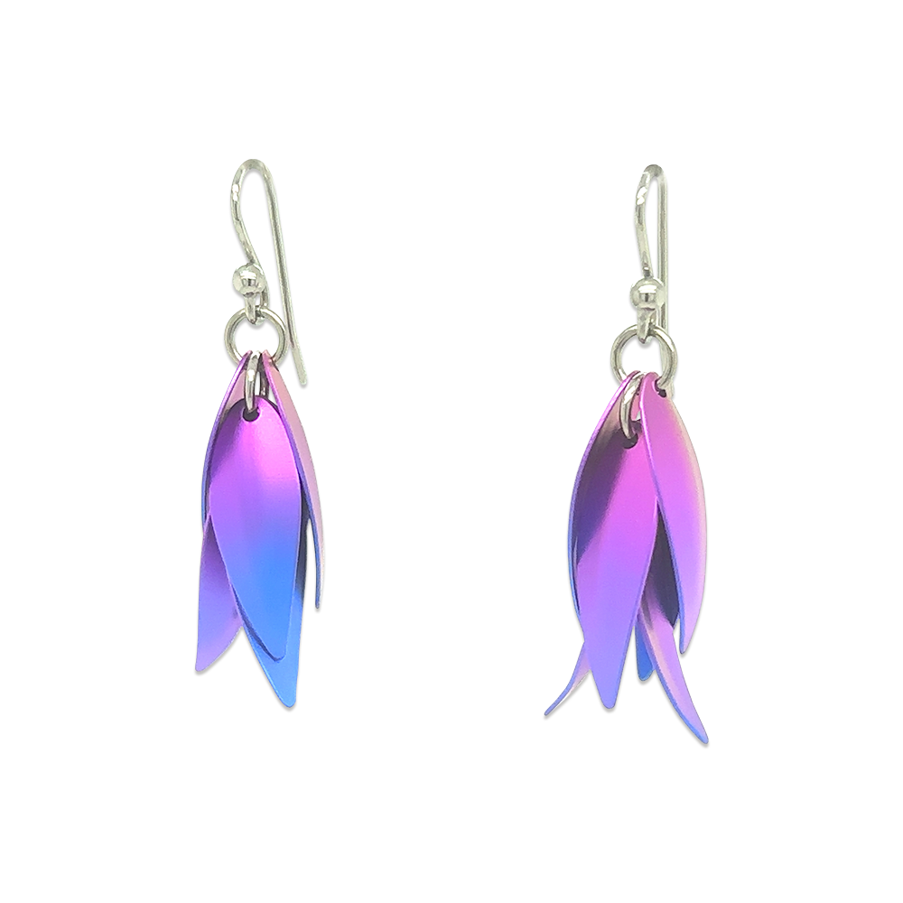 Wild Orchid Drop Earrings