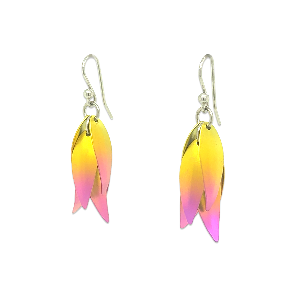 Wild Orchid Drop Earrings