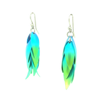 Large Wild Orchid Drop Earrings