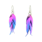 Large Wild Orchid Drop Earrings
