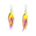 Large Wild Orchid Drop Earrings