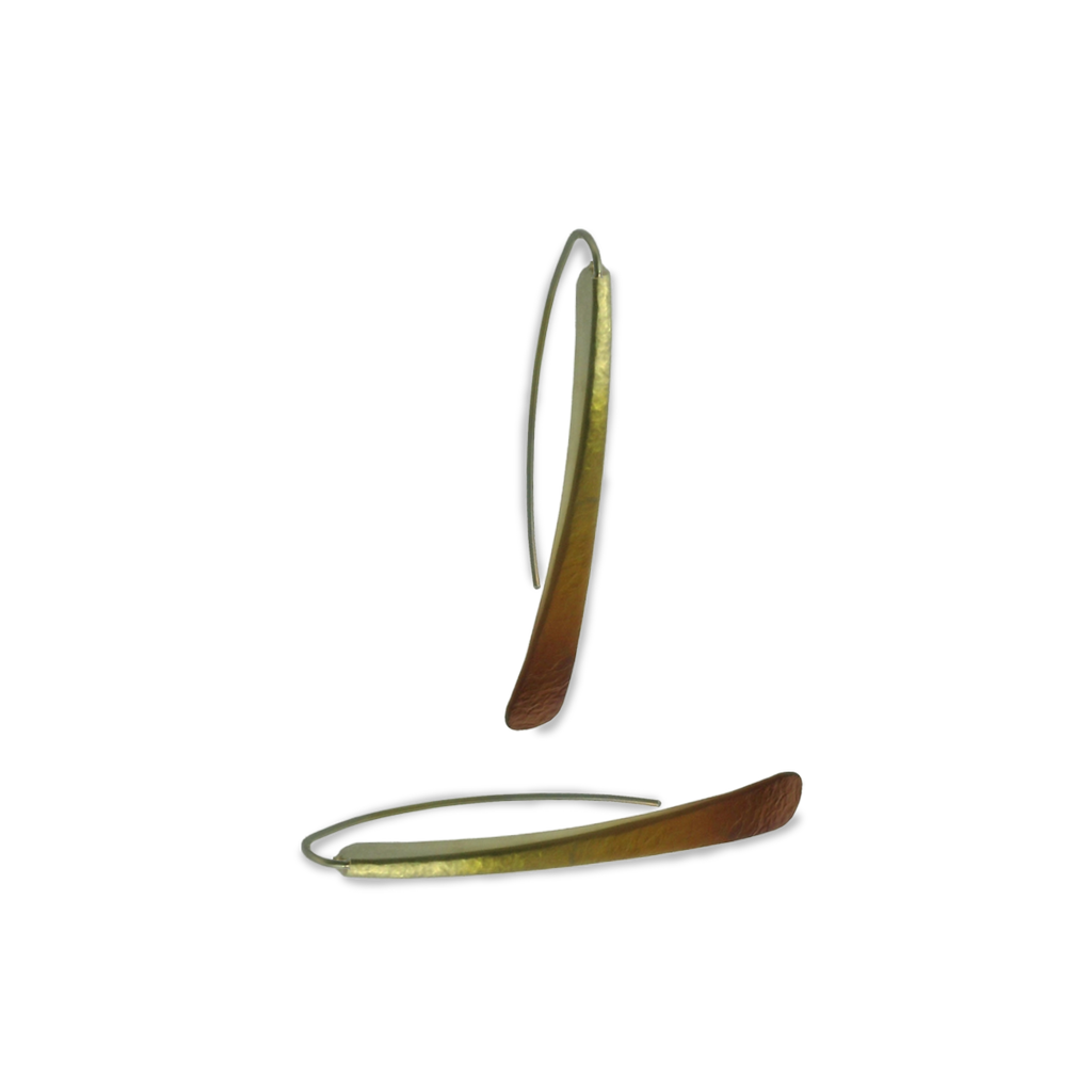 Forged Drop Earrings