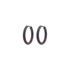 Medium Round Hinged Hoops