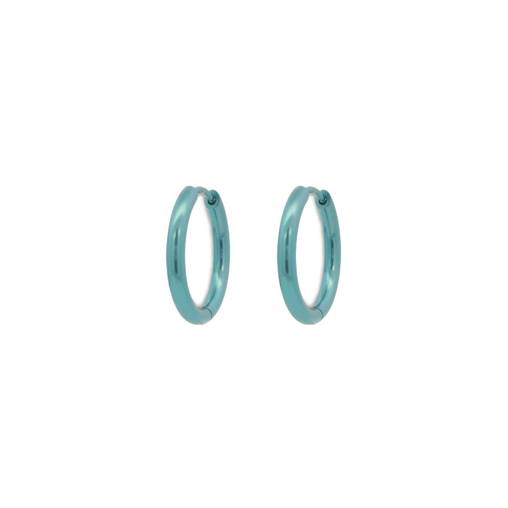 Medium Round Hinged Hoops