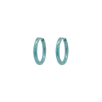 Medium Round Hinged Hoops