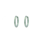 Medium Round Hinged Hoops