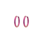 Medium Round Hinged Hoops