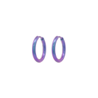 Medium Round Hinged Hoops