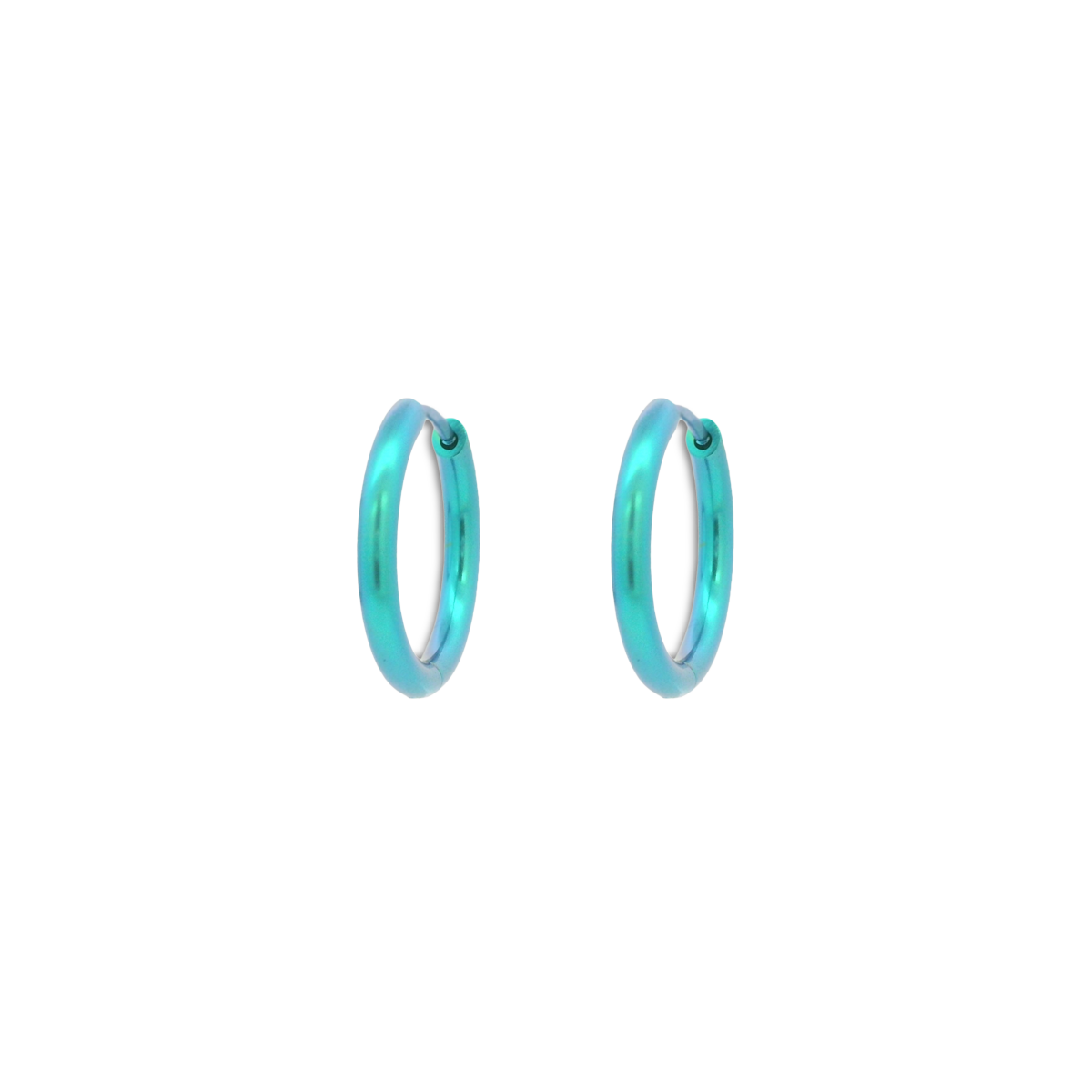 Medium Round Hinged Hoops